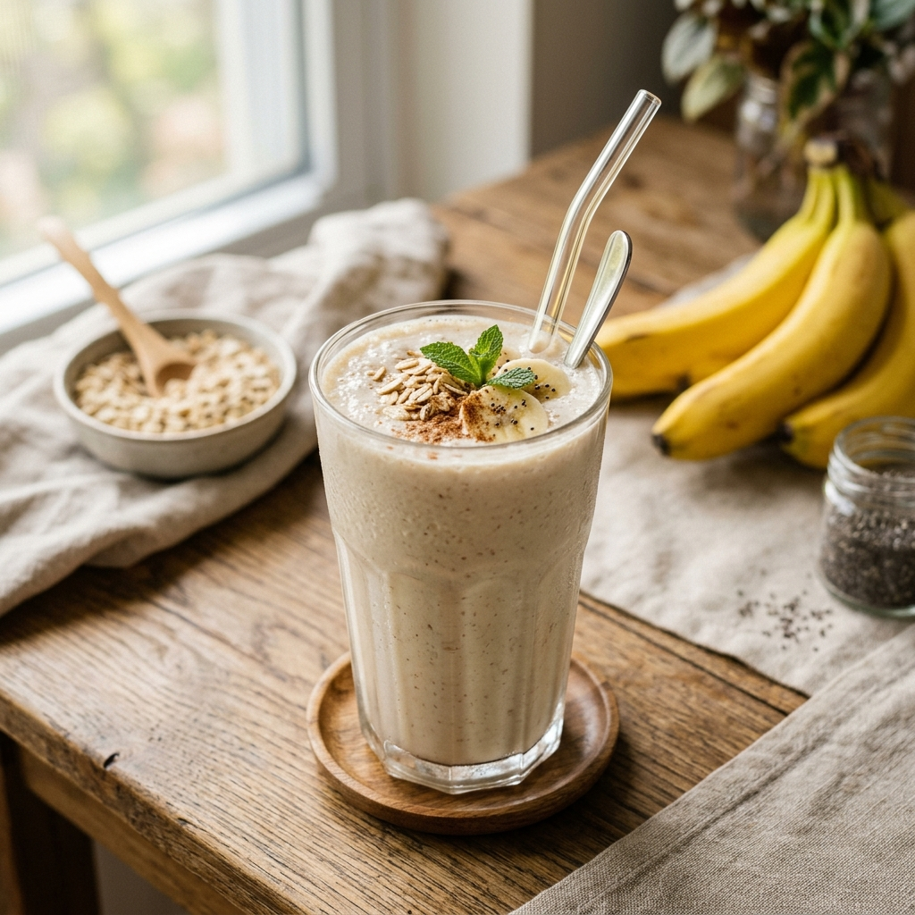 The Ultimate Creamy Oat Banana Smoothie: A Nutritional Powerhouse