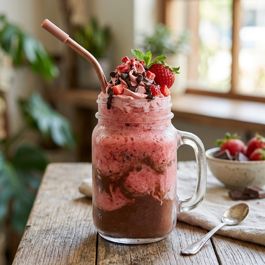 Strawberry Chocolate Freeze Smoothie: The Ultimate Healthy Indulgence