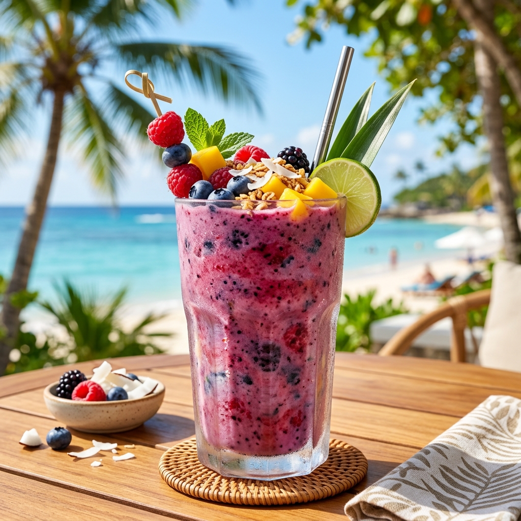 Tropical Berry Frost Smoothie: Your Ultimate Refreshing Escape