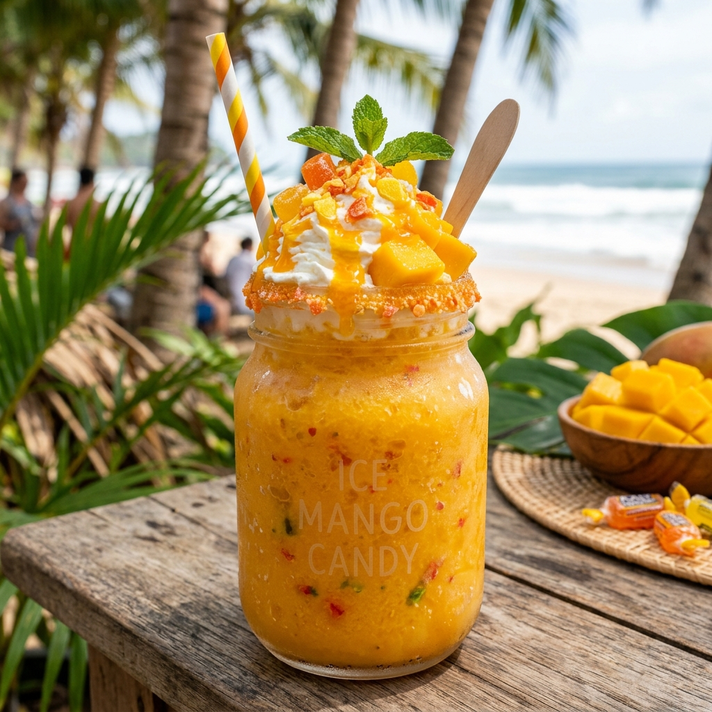 Ice Mango Candy Smoothie: The Ultimate Tropical Escape in a Glass