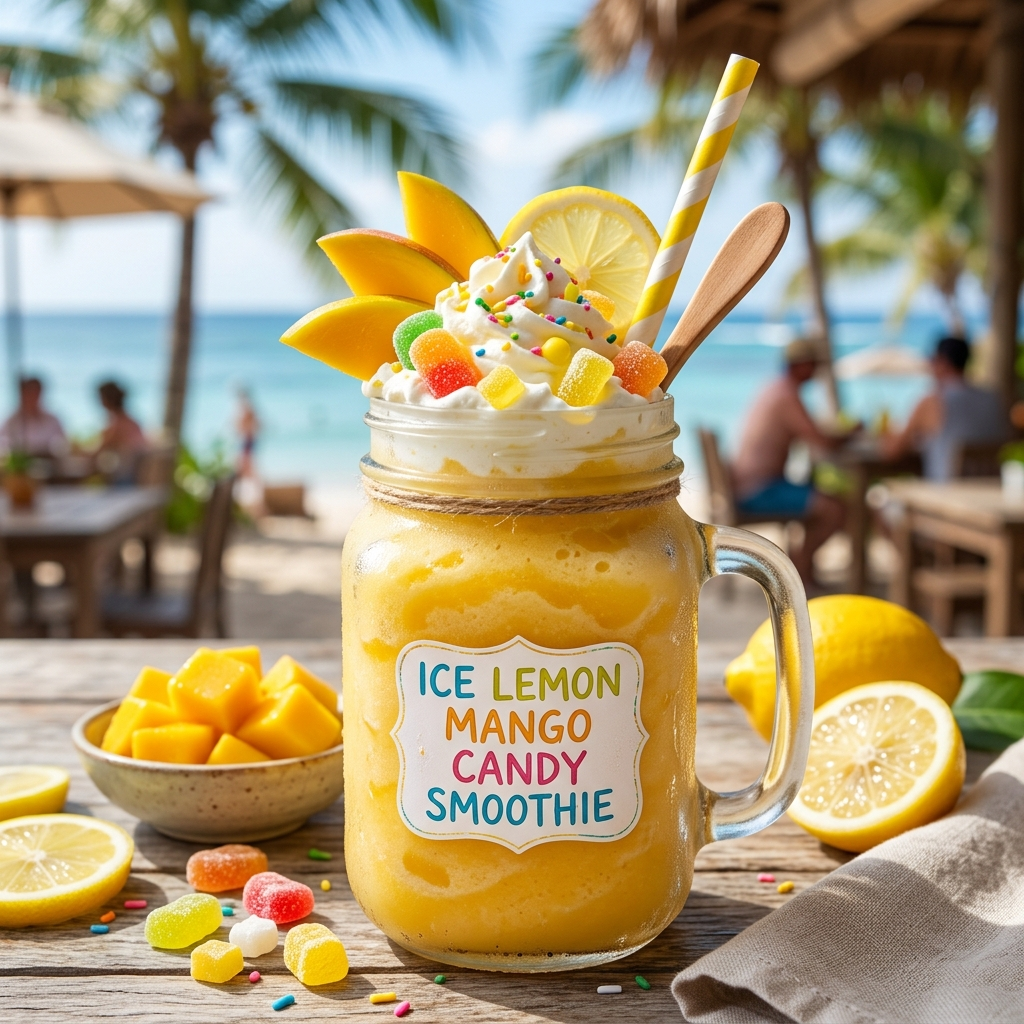 The Ultimate Ice Lemon Mango Candy Smoothie: A Tropical Escape in a Glass