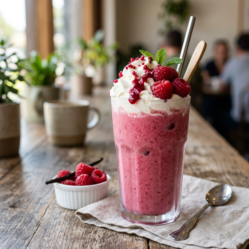 Ice Raspberry Vanilla Cream Smoothie: The Ultimate Refreshing Indulgence