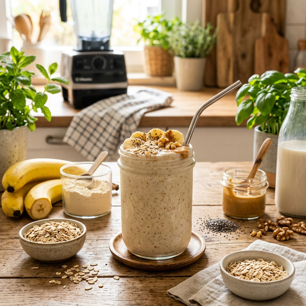 Banana Oat Protein Smoothie: The Ultimate Fuel for Your Day