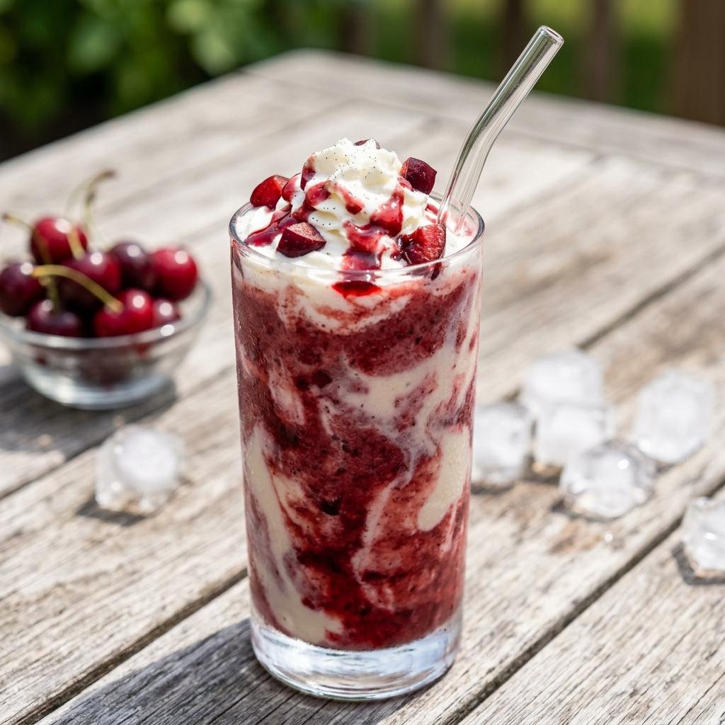 Ice Cherry Vanilla Cream Smoothie: A Luxurious Summer Escape