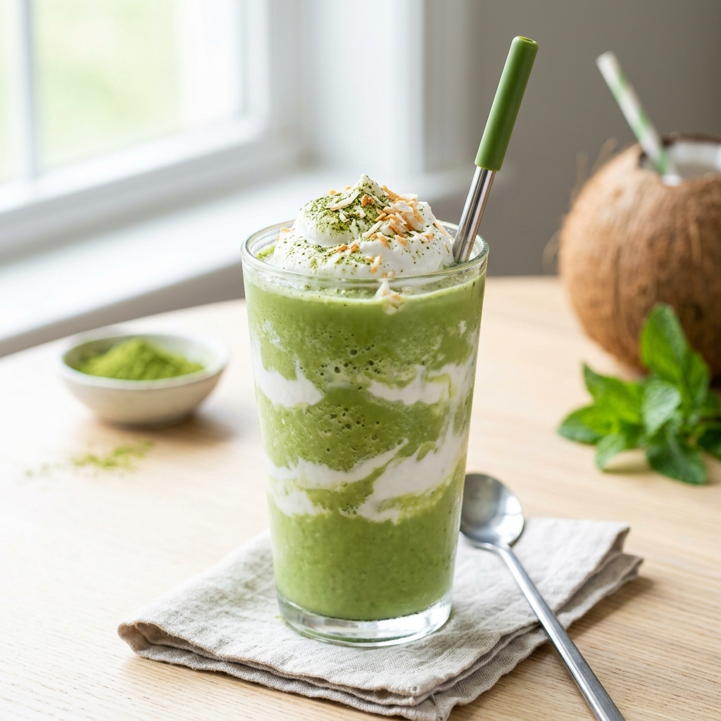 The Ultimate Ice Matcha Coconut Cream Smoothie Guide