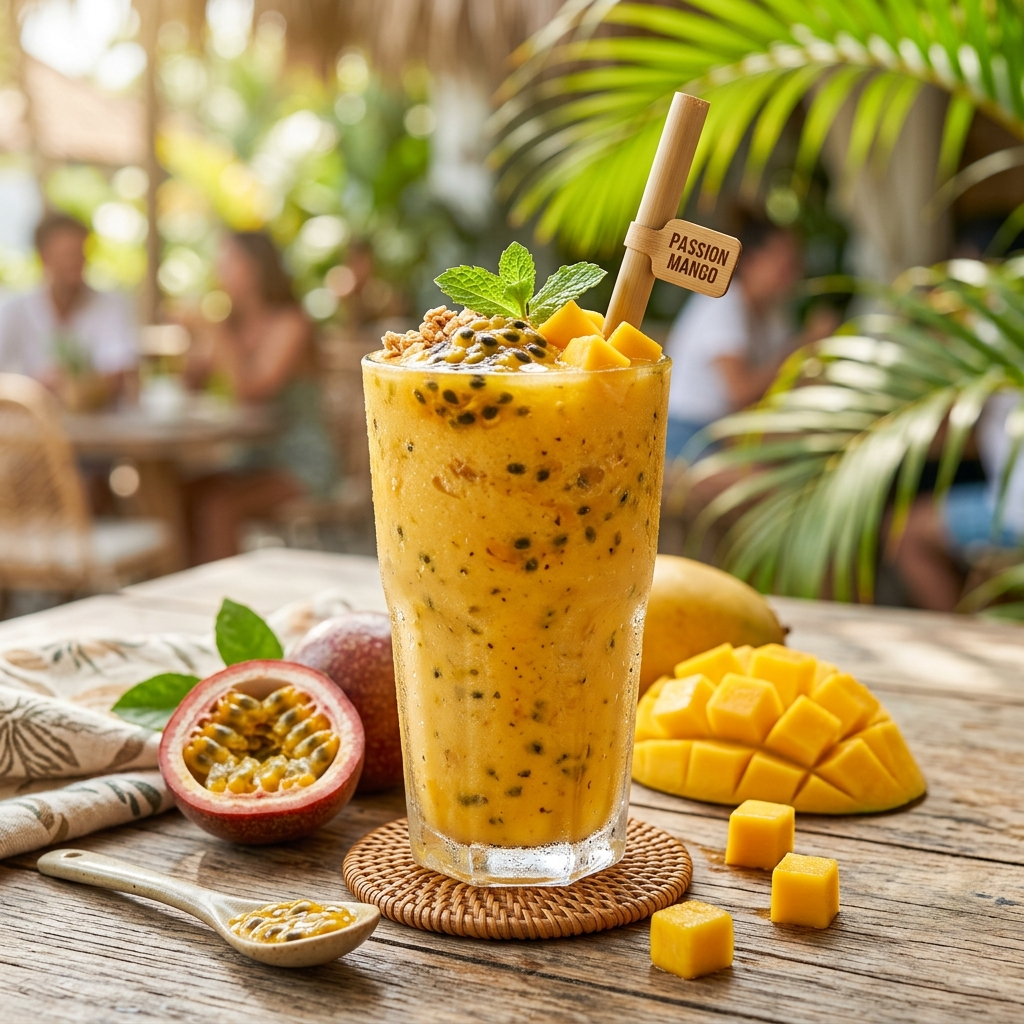 Tropical Paradise in a Glass: The Ultimate Passion Mango Smoothie