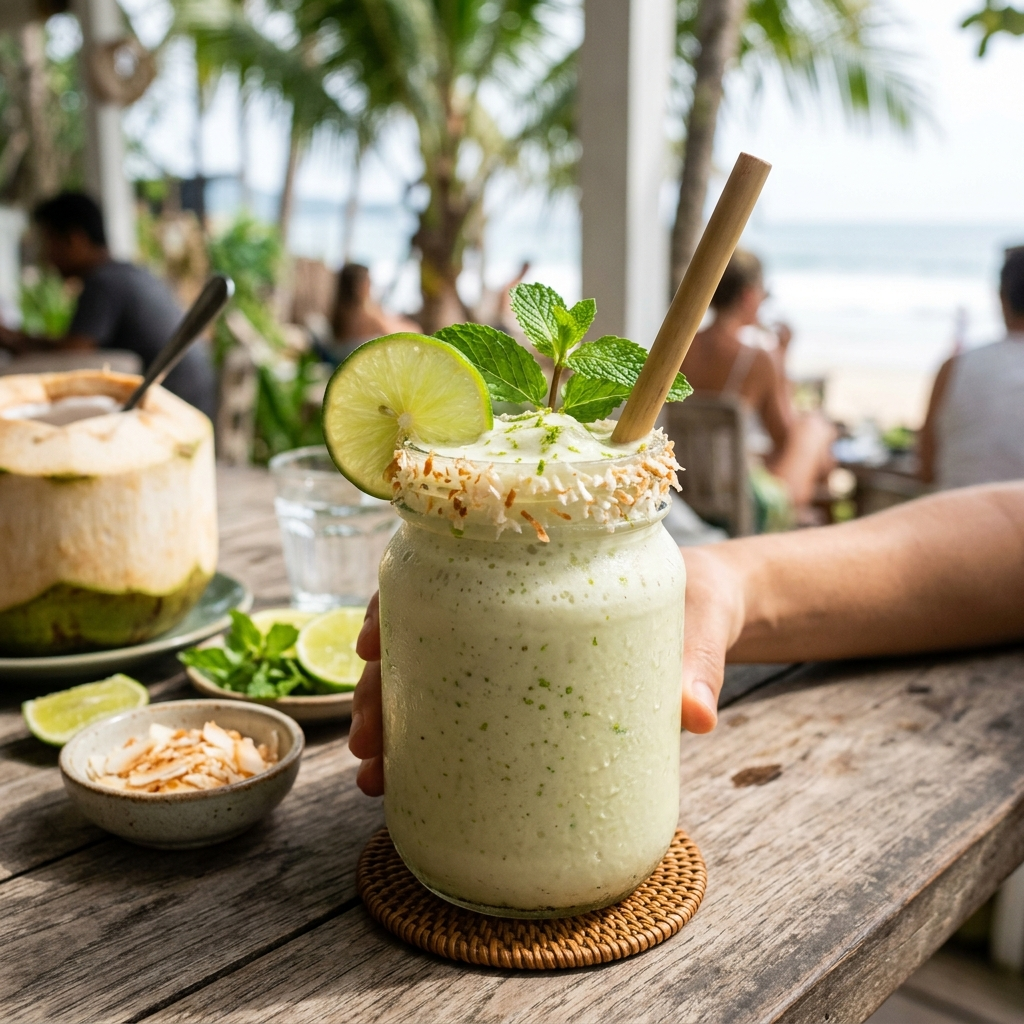 Tropical Escape: The Ultimate Creamy Coconut Lime Smoothie Recipe