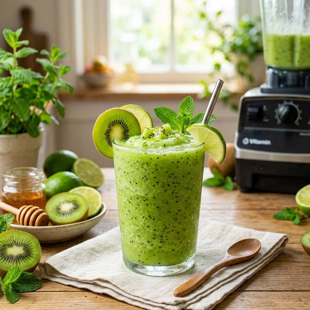 The Ultimate Kiwi Lime Blast Smoothie: An Electric Burst of Citrus