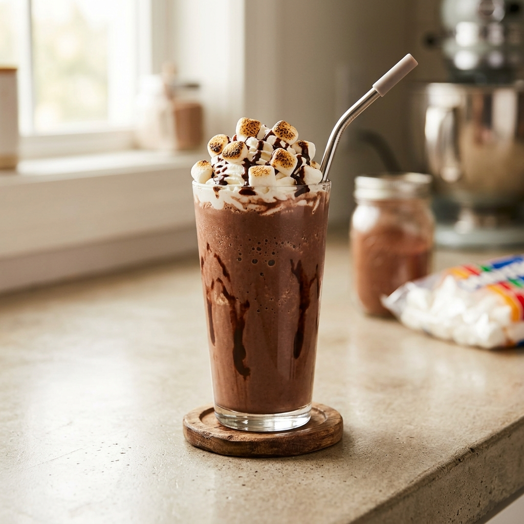 Chocolate Marshmallow Smoothie: Rich & Creamy Dessert Shake