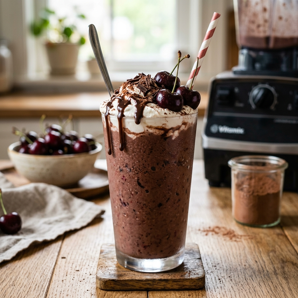 Chocolate Cherry Blast Smoothie: Rich, Fruity, and Irresistibly Creamy