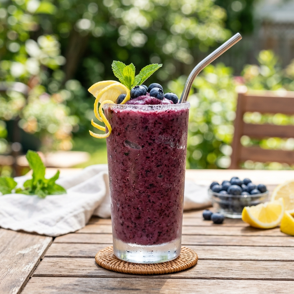 Blueberry Lemonade Freeze Smoothie: Bright, Frosty, and Bursting with Berry Citrus Flavor