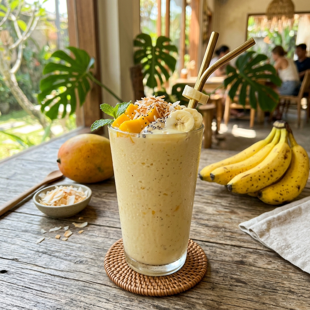 Banana Mango Milkshake Smoothie: The Ultimate Tropical Escape