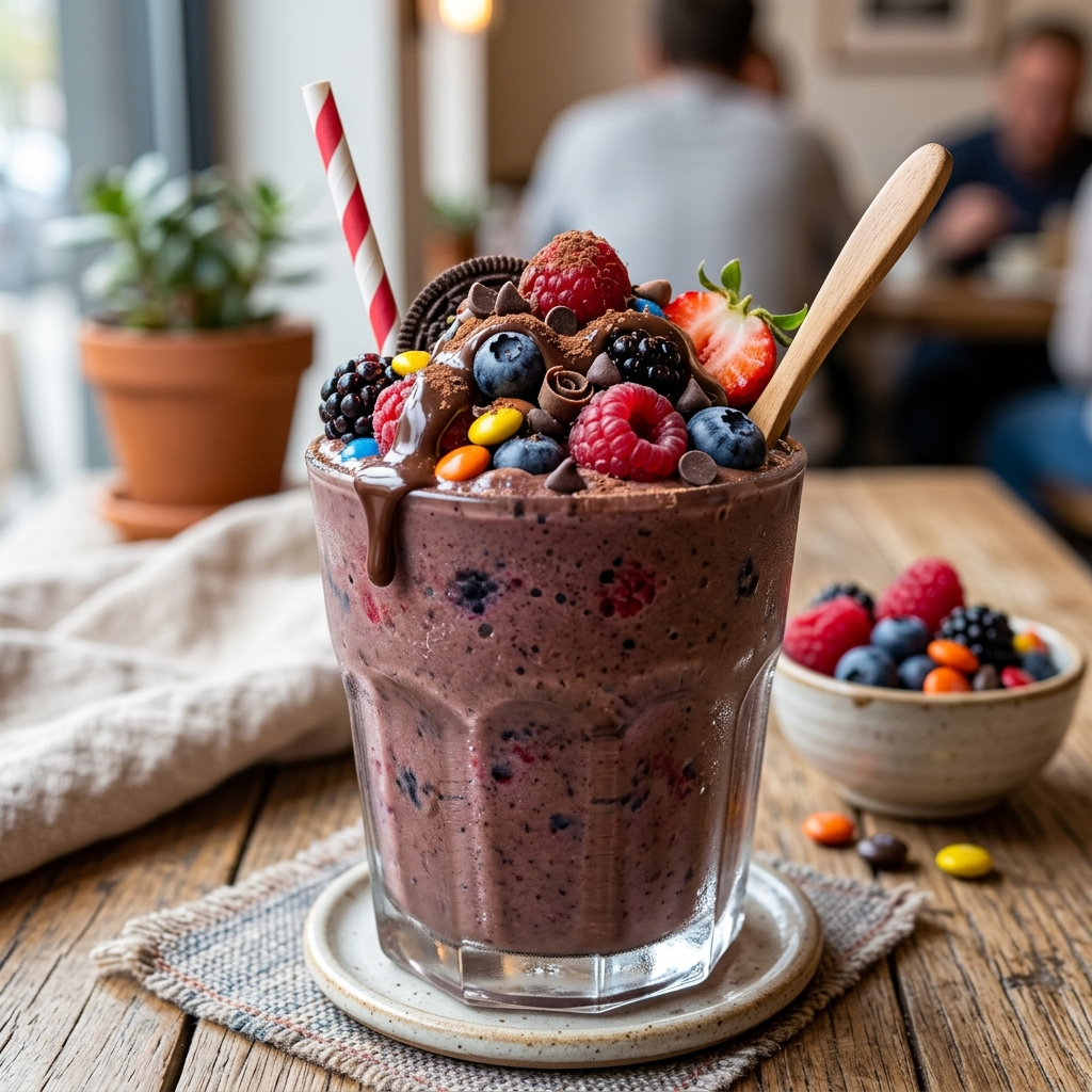 Indulgent Chocolate Berry Candy Smoothie: The Ultimate Healthy Treat