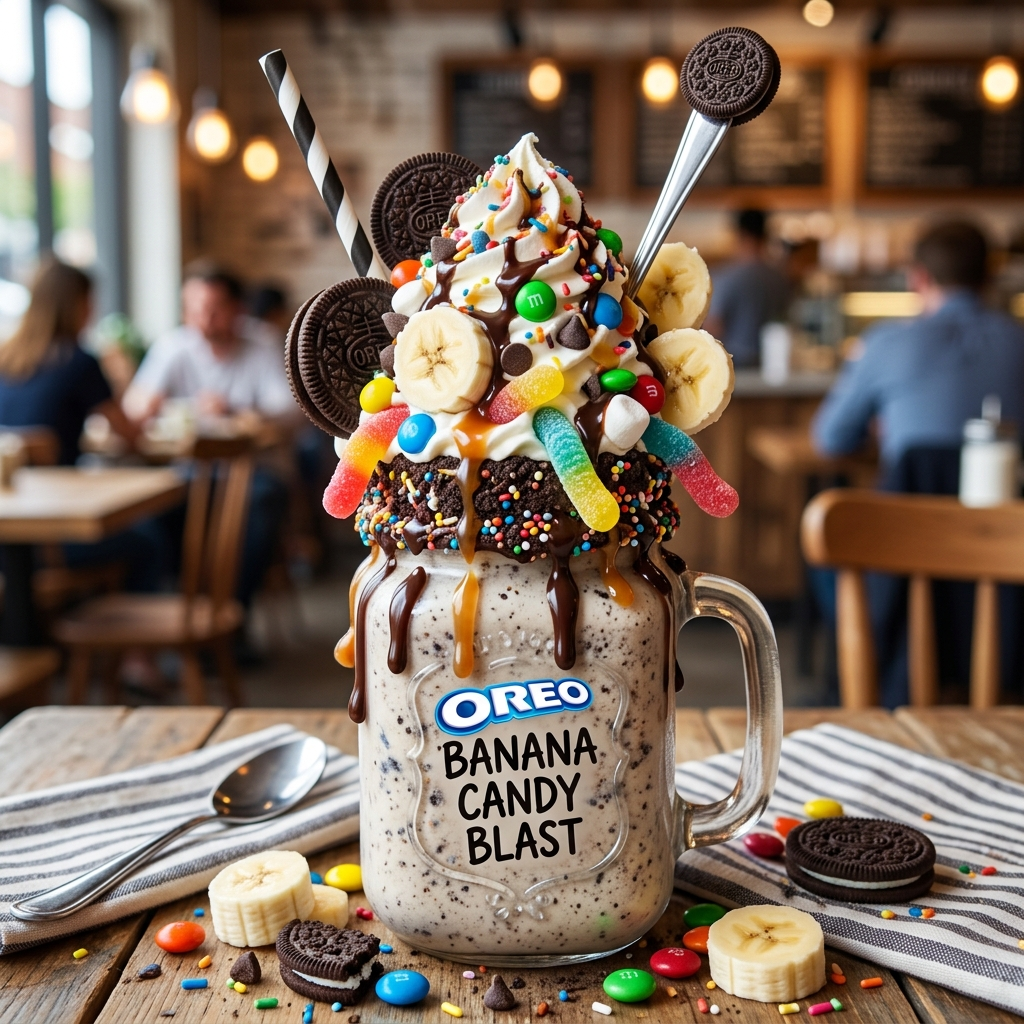 Oreo Banana Candy Blast: The Ultimate No-Bake Fusion Treat